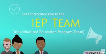 Let's Introduce you to the IEP Team image.