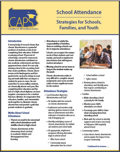 CAPS School Attendance: Strategies for Schools, Families, and Youth