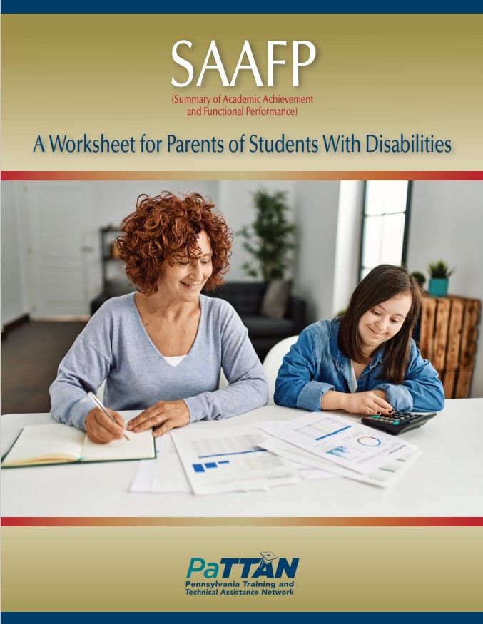 SAAFP: A Worksheet for Parents of Students with Disabilities