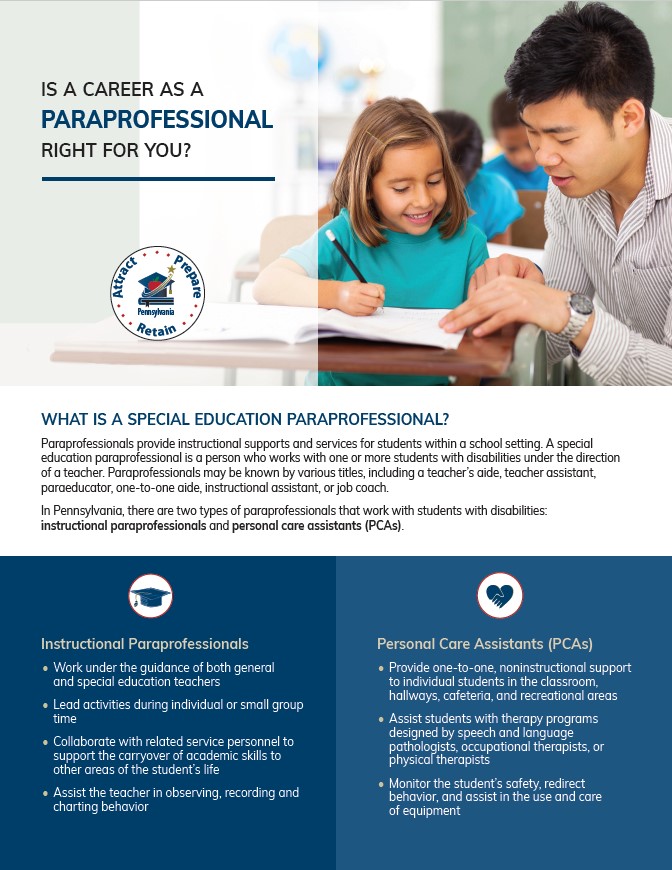 APR: Is a Career as a Paraprofessional Right for You?