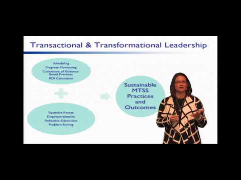 MTSS: Enhancing Outcomes via Transactional and Transformational Leadership Skills and Practices