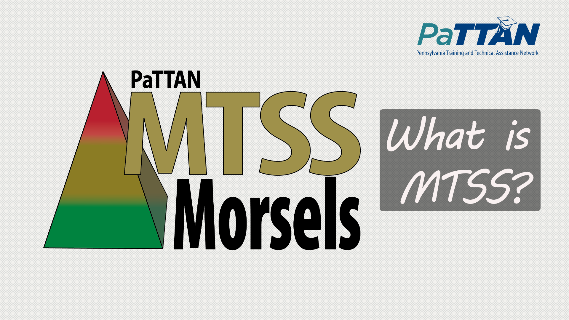 What is a Multi-Tiered System of Support (MTSS)? | MTSS Morsels