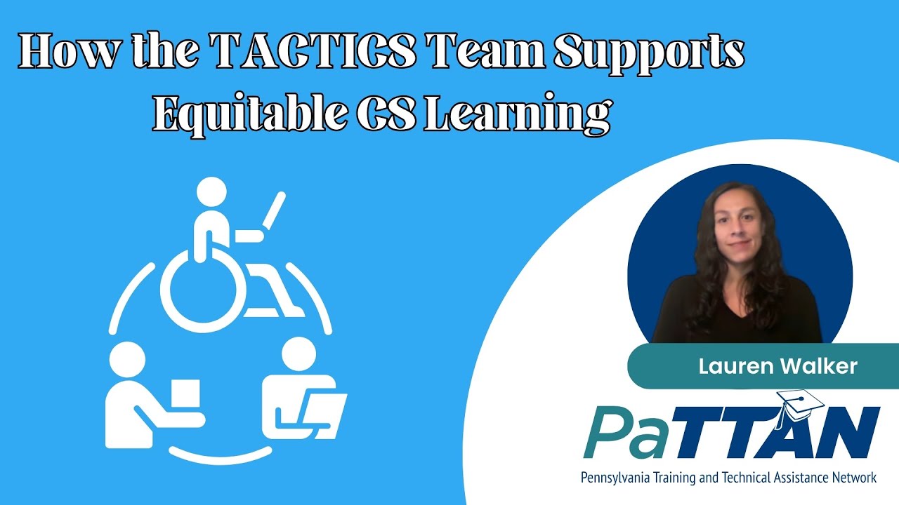 How the TACTICS Team Supports Equitable CS Learning | Popup Practices Season 3