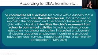 Secondary Transition and SLPs: What We Need to Know