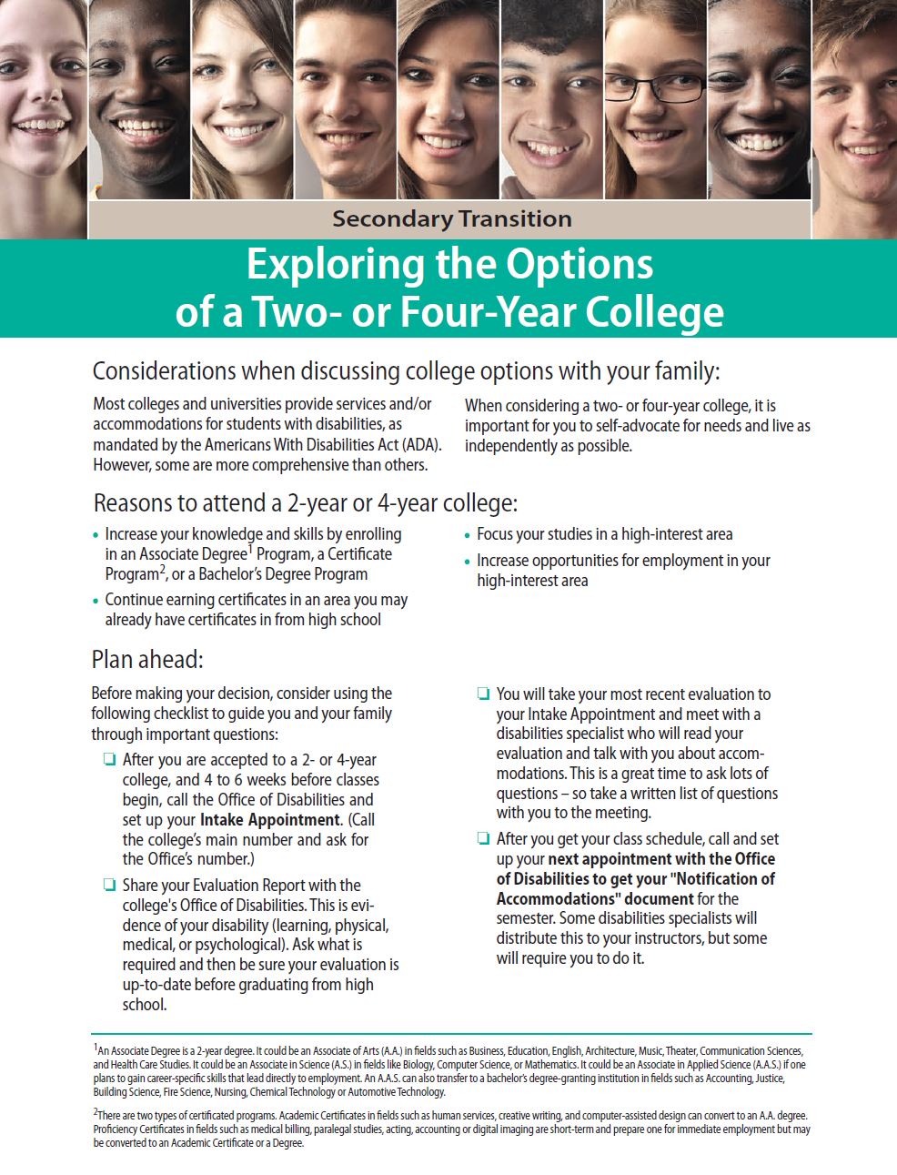 PaTTAN - Secondary Transition: Exploring the Options of a Two- or Four ...