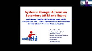 Systemic Change: A Focus on Secondary MTSS & Equity