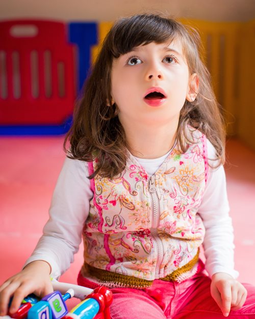 photo of young girl with disability