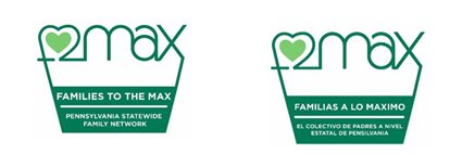 Families to the Max logo in English and Spanish. Click on image to go to the PaTTAN FAMILES TO THE MAX page.