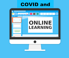 image of COVID and ONLINE Learning. Click on image to go to https://www.pattan.net/Parent-Information/Resources-for-Transitions/Resources-for-Learning-in-Virtual-Environments