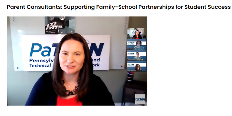 Parent Consultants: Supporting Family-School Partnerships for Student Success image. Click on image to go to video.