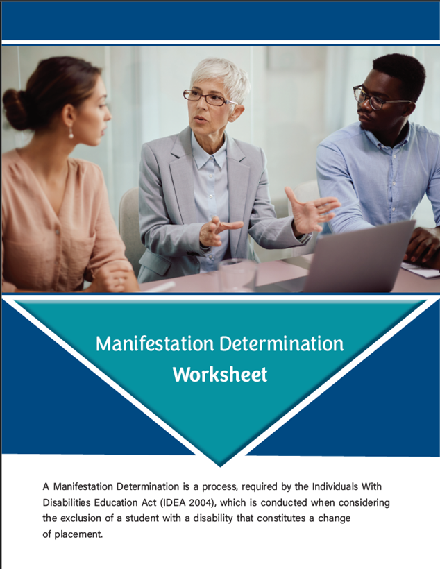 Manifestation Determination Worksheet