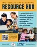 image of the Student-Led IEP resource HUB flyer