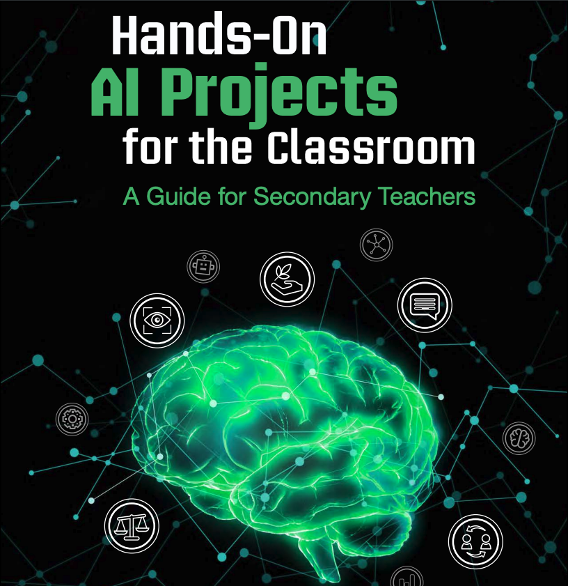 Cover image for the Hands-on AI Projects for the Classroom document