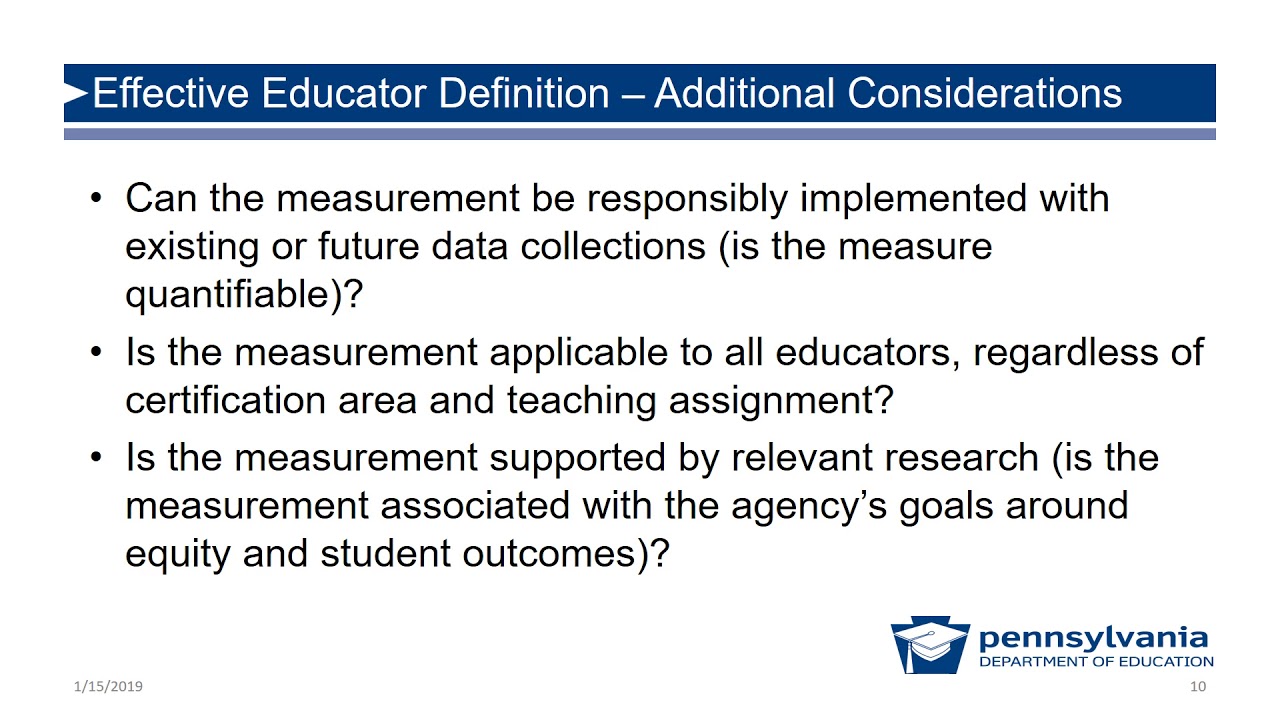 Educator Effectiveness