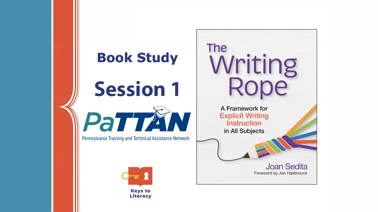 The Writing Rope - Session 1 | PaTTAN Literacy Book Study