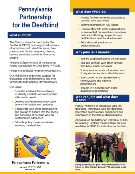 Pennsylvania Partnership for the DeafBlind (PPDB)