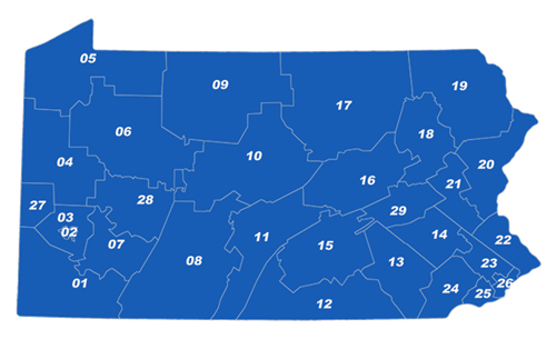 Pennsyvania Intermediate Unit Map