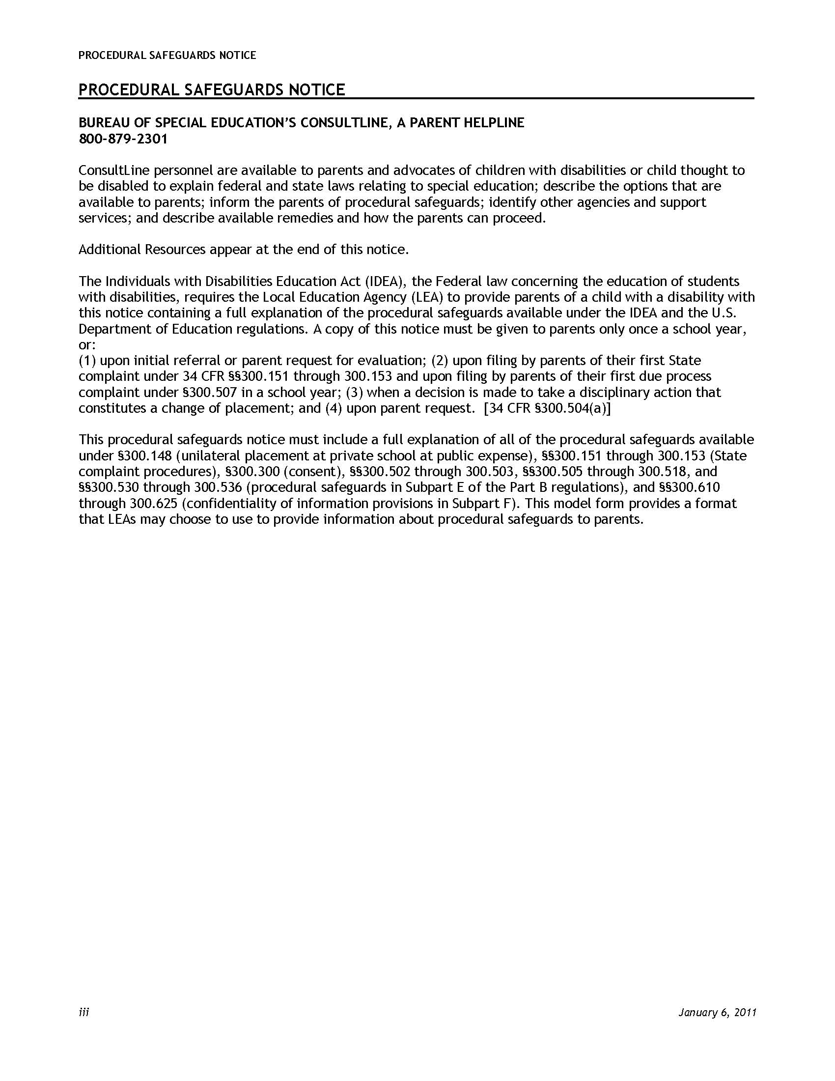 Special Education Procedural Safeguards >> Pattan Procedural Safeguards Notice School Age Special Education Procedural Safeguards >> Pattan Procedural Safeguards Notice School Age