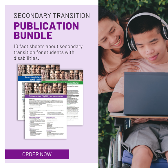 Secondary Transition Fact Sheet Bundle