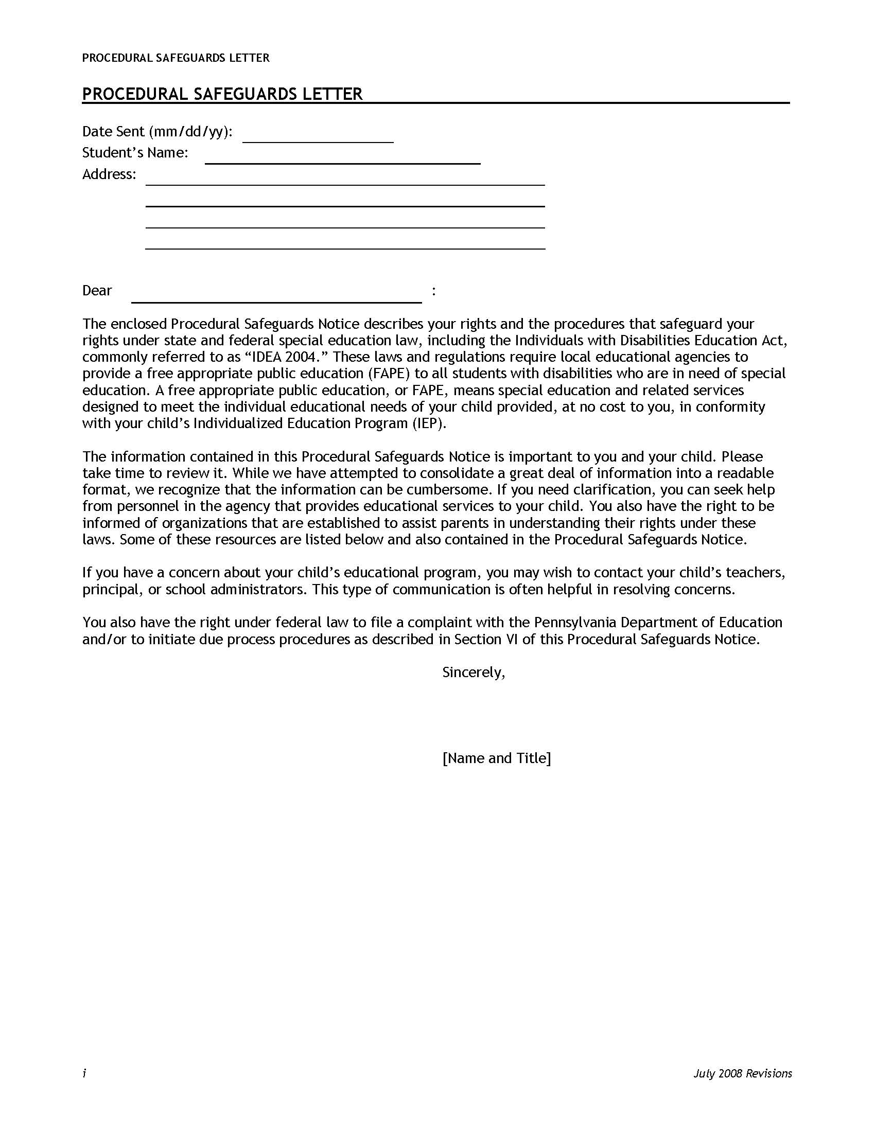 Procedural Safeguards Wyoming Department Of Education State >> Pattan Forms Procedural Safeguards Wyoming Department Of Education State >> Pattan Forms