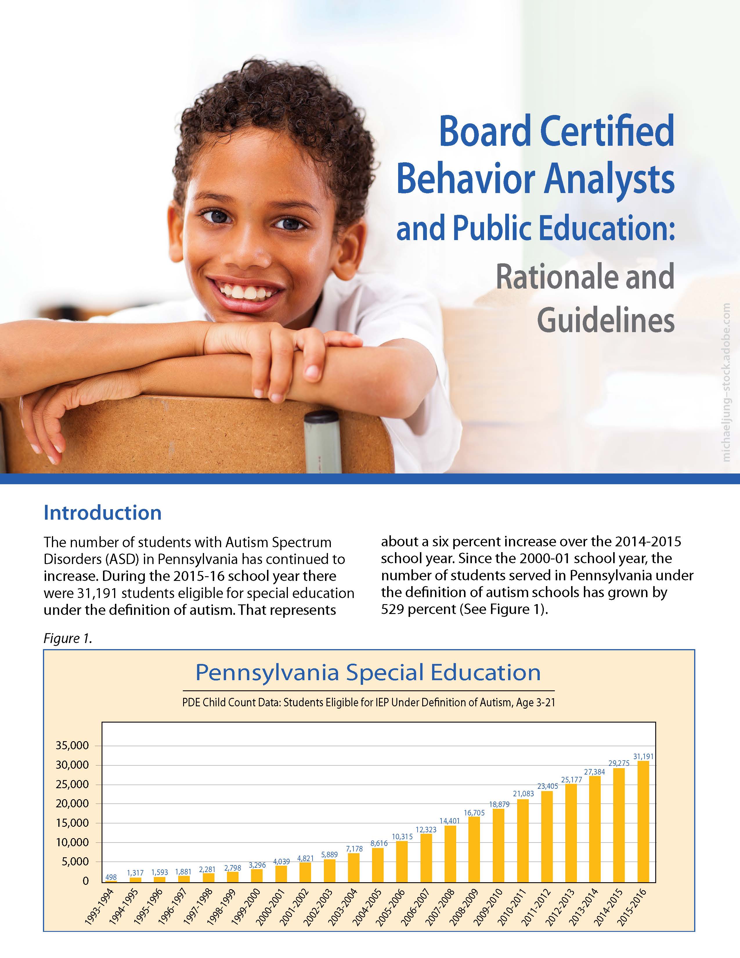 Board Certified Behavior Analysts and Public Education: Rationale and Guidelines